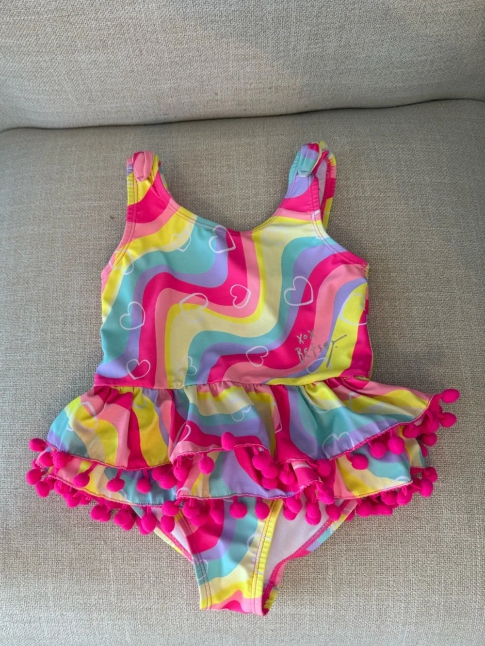 Betsey Johnson Toddler Girl One Piece Swim Suit